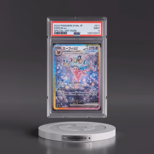 2024 Pokémon Sv8a-Terastal Fest EX #211 Espeon EX - Holo Special Art Rare (PSA 9 MINT)