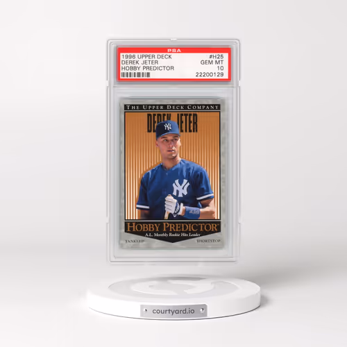 1996 Upper Deck Hobby Predictor #H25 Derek Jeter (PSA 10 GEM MINT)