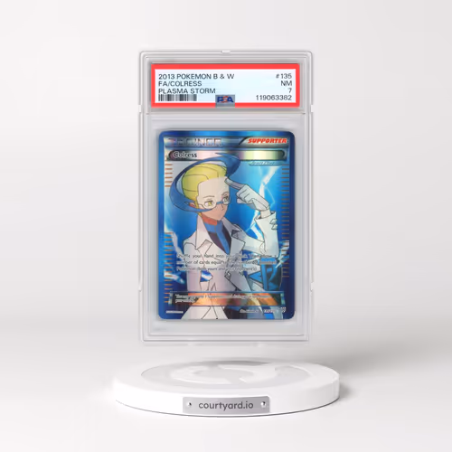 2013 Pokémon Black & White Plasma Storm #135 Colress - Full Art (PSA 7 NM)