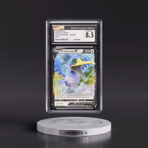 2020 Sword & Shield #155/202 Cramorant V - Holo (CGC 8.5 NM-MT+)