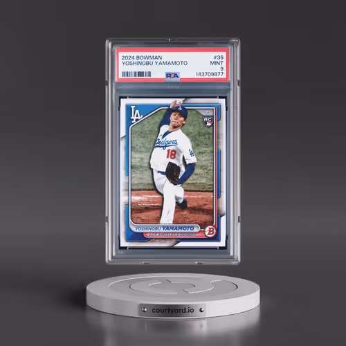 2024 Bowman #36 Yoshinobu Yamamoto (PSA 9 MINT)