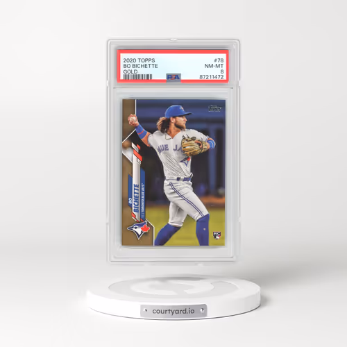 2020 Topps #78 Bo Bichette - Gold (PSA 8 NM-MT)