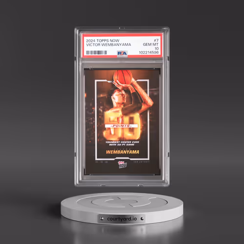 2024 Topps Now #7 Victor Wembanyama (PSA 10 GEM MINT)