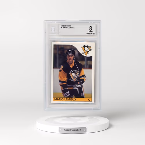 1985 Topps #9 Mario Lemieux (BGS 8 NM-MT)