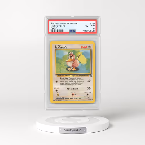 2000 Base Set 2 #40 Farfetch'd (PSA 8 NM-MT)