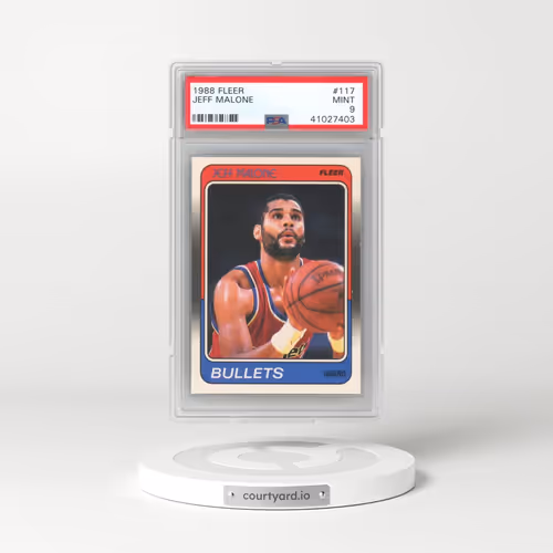 1988 Fleer #117 Jeff Malone (PSA 9 MINT)