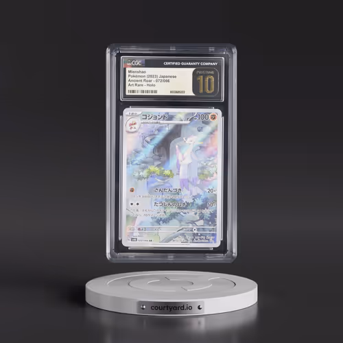 2023 Ancient Roar #072/066 Mienshao - Art Rare Holo (CGC 10 PRISTINE)