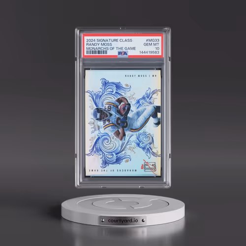 2024 Topps Signature Class Monarchs of the Game #MG33 Randy Moss (PSA 10 GEM MINT)