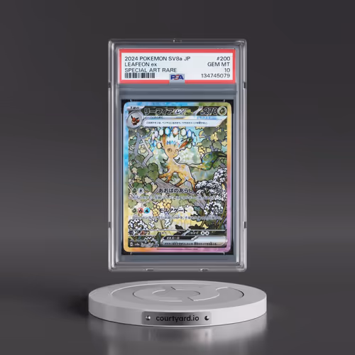 2024 Pokémon Sv8a-Terastal Fest EX #200 Leafeon EX - Holo Special Art Rare (PSA 10 GEM MINT)