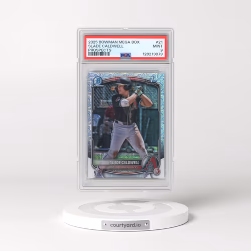 2025 Bowman Mega Box Chrome Prospects #21 Slade Caldwell (PSA 9 MINT)