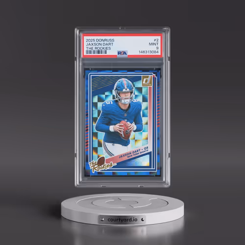 2025 Panini Donruss the Rookies #2 Jaxson Dart (PSA 9 MINT)