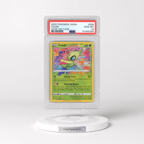 2020 Pokémon Sword & Shield Vivid Voltage #009 Celebi (PSA 10 GEM MINT)