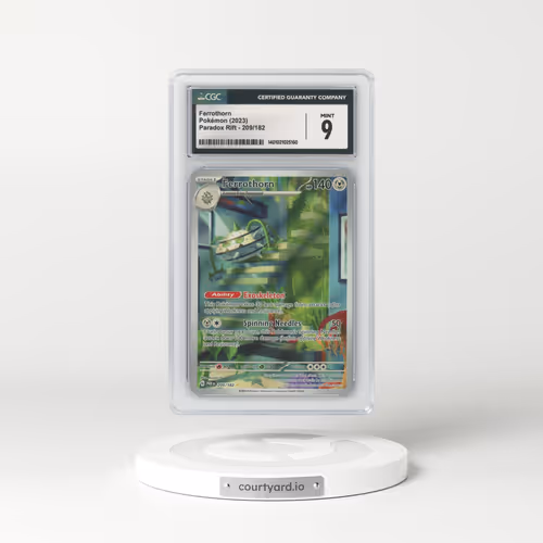 2023 Paradox Rift - PAR EN #209/182 Ferrothorn - Illustration Rare Holo (CGC 9 MINT)