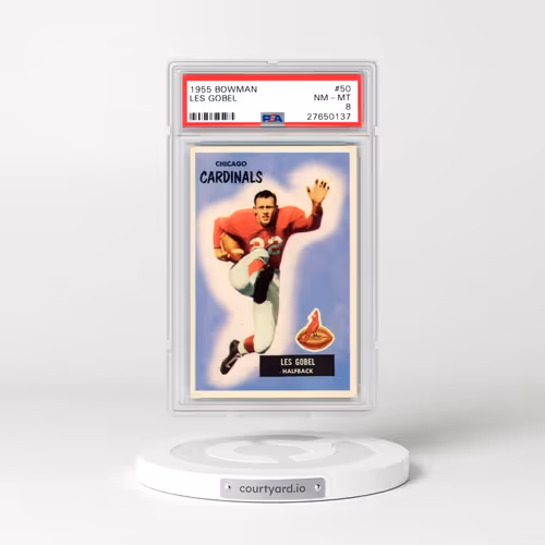 1955 Bowman #50 Les Gobel (PSA 8 NM-MT)