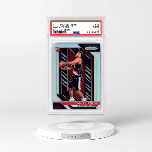2018 Panini Prizm #71 Gary Trent Jr. - Silver Prizm (PSA 9 MINT)