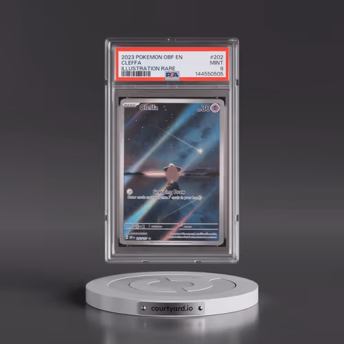 2023 Pokémon Obf EN-Obsidian Flames #202 Cleffa - Illustration Rare (PSA 9 MINT)