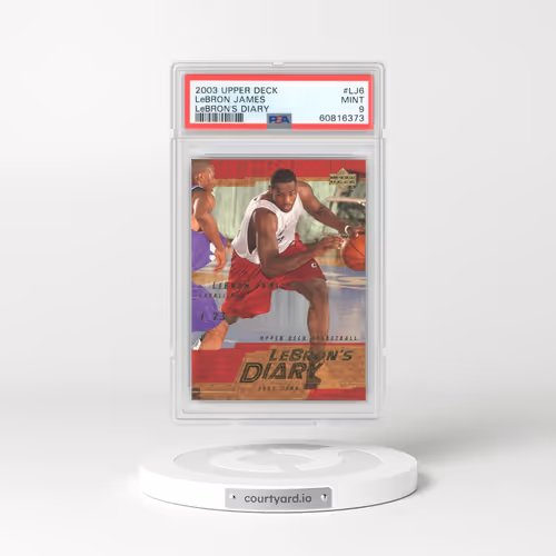 2003 Upper Deck Lebron's Diary #LJ6 LeBron James (PSA 9 MINT)