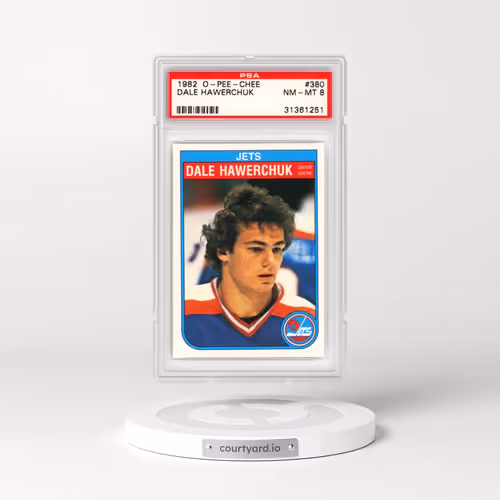 1982 O-Pee-Chee #380 Dale Hawerchuk (PSA 8 NM-MT)