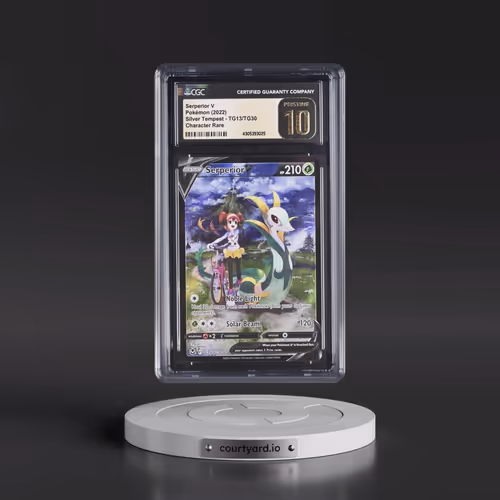 2022 Silver Tempest #TG13/TG30 Serperior V - Trainer Gallery Holo (CGC 10 PRISTINE)