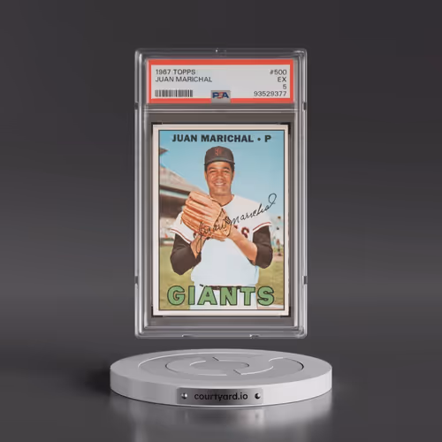 1967 Topps #500 Juan Marichal (PSA 5 EX)