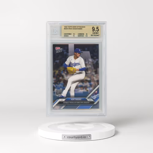 2024 Topps Now Offseason #OS13 Roki Sasaki (BGS 9.5 GEM MINT)