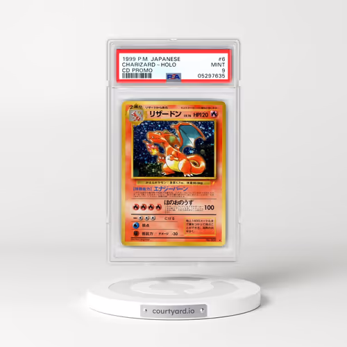1999 Pokémon CD Promo #6 Charizard - Holo CD Promo (PSA 9 MINT)