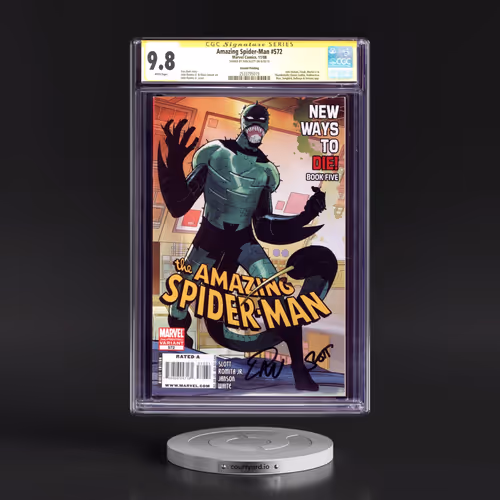 Amazing Spider-Man #572 CGC 9.8 White Pages (Marvel Comics, 11/08) - Signature Series Second Printin