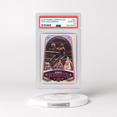 2019 Panini Chronicles #244 Zion Williamson (PSA 10 GEM MINT)