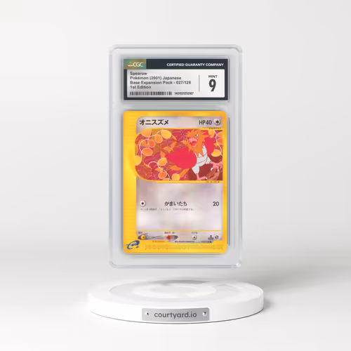 2001 Base Expansion Pack #027/128 Spearow - 1st Edition (CGC 9 MINT)