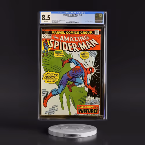 Amazing Spider-Man #128 CGC 8.5 White Pages (Marvel Comics, 1/74) - Universal