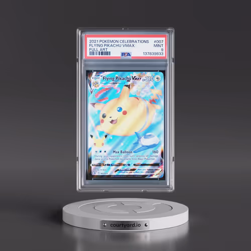 2021 Pokémon Celebrations #007 Flying Pikachu Vmax - Full Art (PSA 9 MINT)