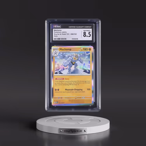 2023 Scarlet & Violet 151 - MEW EN #068/165 Machamp - Holo (CGC 8.5 NM-MT+)