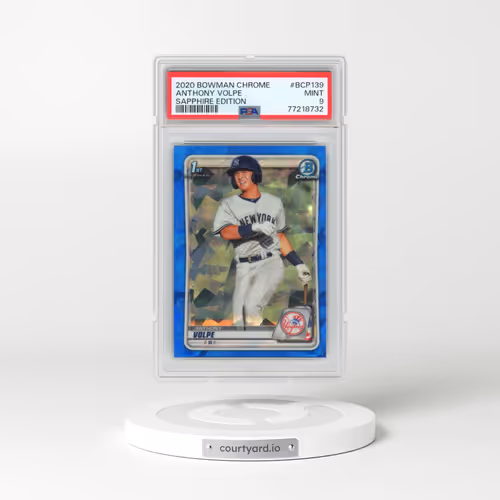 2020 Bowman Chrome Sapphire Edition #BCP139 Anthony Volpe (PSA 9 MINT)