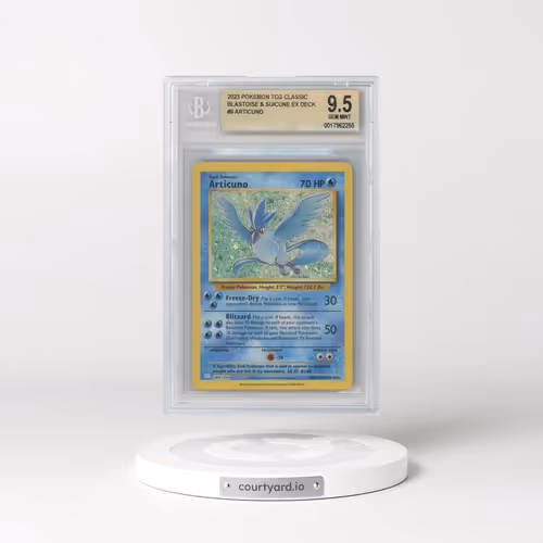 2023 Pokémon Trading Card Game Classic Blastoise and Suicune ex Deck #009 Articuno (BGS 9.5 GEM MINT