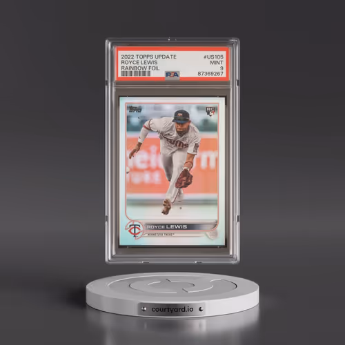 2022 Topps Update #US105 Royce Lewis - Rainbow Foil (PSA 9 MINT)