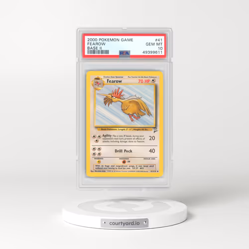 2000 Base Set 2 #41 Fearow (PSA 10 GEM MINT)