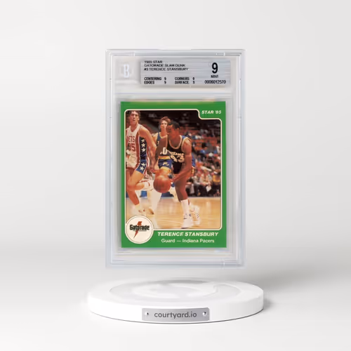 1985 Star Gatorade Slam Dunk #3 Terence Stansbury (BGS 9 MINT)