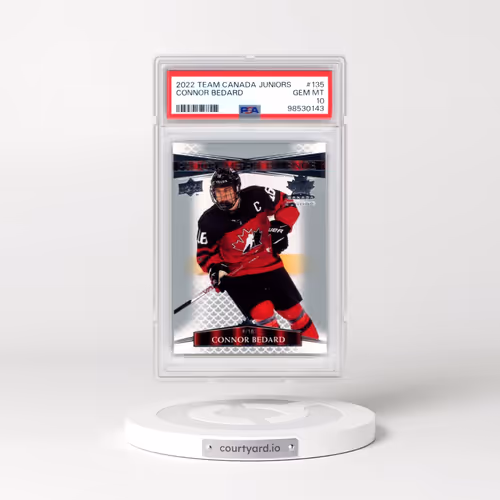 2022 Upper Deck Team Canada Juniors #135 Connor Bedard (PSA 10 GEM MINT)