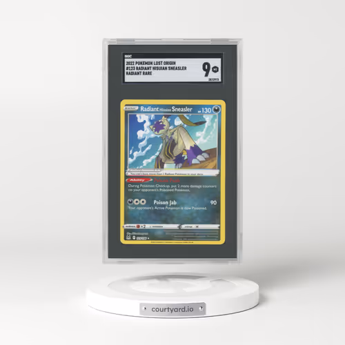 2022 Lost Origin #123 Radiant Hisuian Sneasler - Holo (SGC 9 MINT)