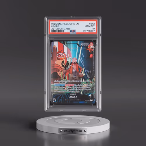 2025 One Piece OP10-Royal Blood #042 Usopp - Alternate Art (PSA 10 GEM MINT)