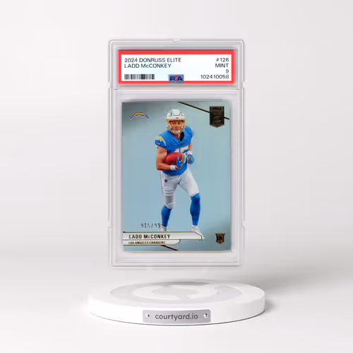 2024 Panini Donruss Elite #126 Ladd McConkey (PSA 9 MINT)