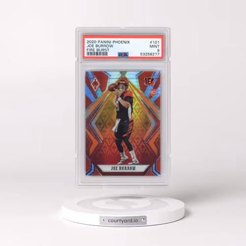 2020 Panini Phoenix #101 Joe Burrow - Fire Burst (PSA 9 MINT)