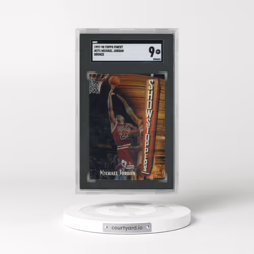 1997 Topps Finest #271 Michael Jordan - Bronze (SGC 9 MINT)