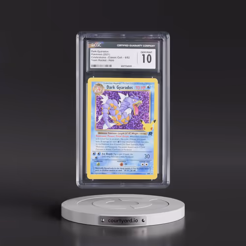 2021 Celebrations - Classic Collection #8/82 Dark Gyarados - Team Rocket Holo (CGC 10 GEM MINT)