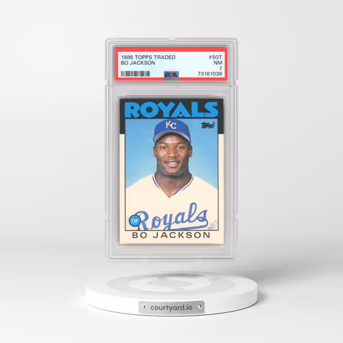 1986 Topps Traded #50T Bo Jackson (PSA 7 NM)
