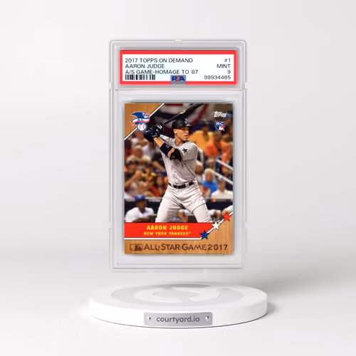 2017 Topps on Demand All-Star Game-Homage to '87 #1 Aaron Judge (PSA 9 MINT)