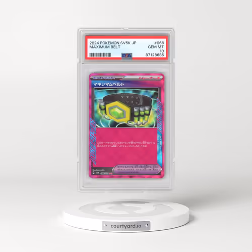 2024 Pokémon Sv5k-Wild Force #066 Maximum Belt (PSA 10 GEM MINT)