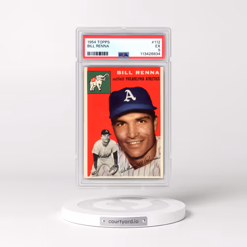 1954 Topps #112 Bill Renna (PSA 5 EX)