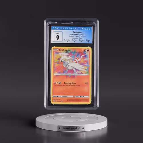 2021 Shining Fates #017/072 Reshiram - Amazing Rare Holo (CGC 9 MINT)