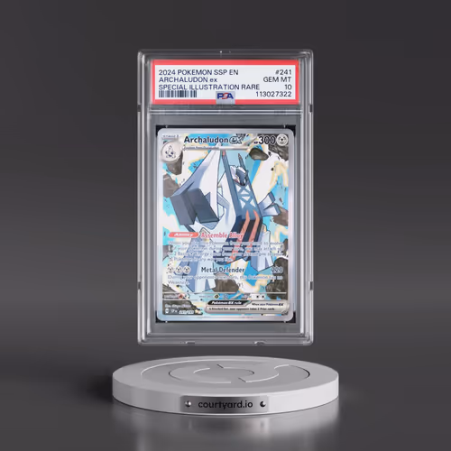 2024 Pokémon Ssp EN-Surging Sparks #241 Archaludon EX - Holo Special Illustration Rare (PSA 10 GEM M